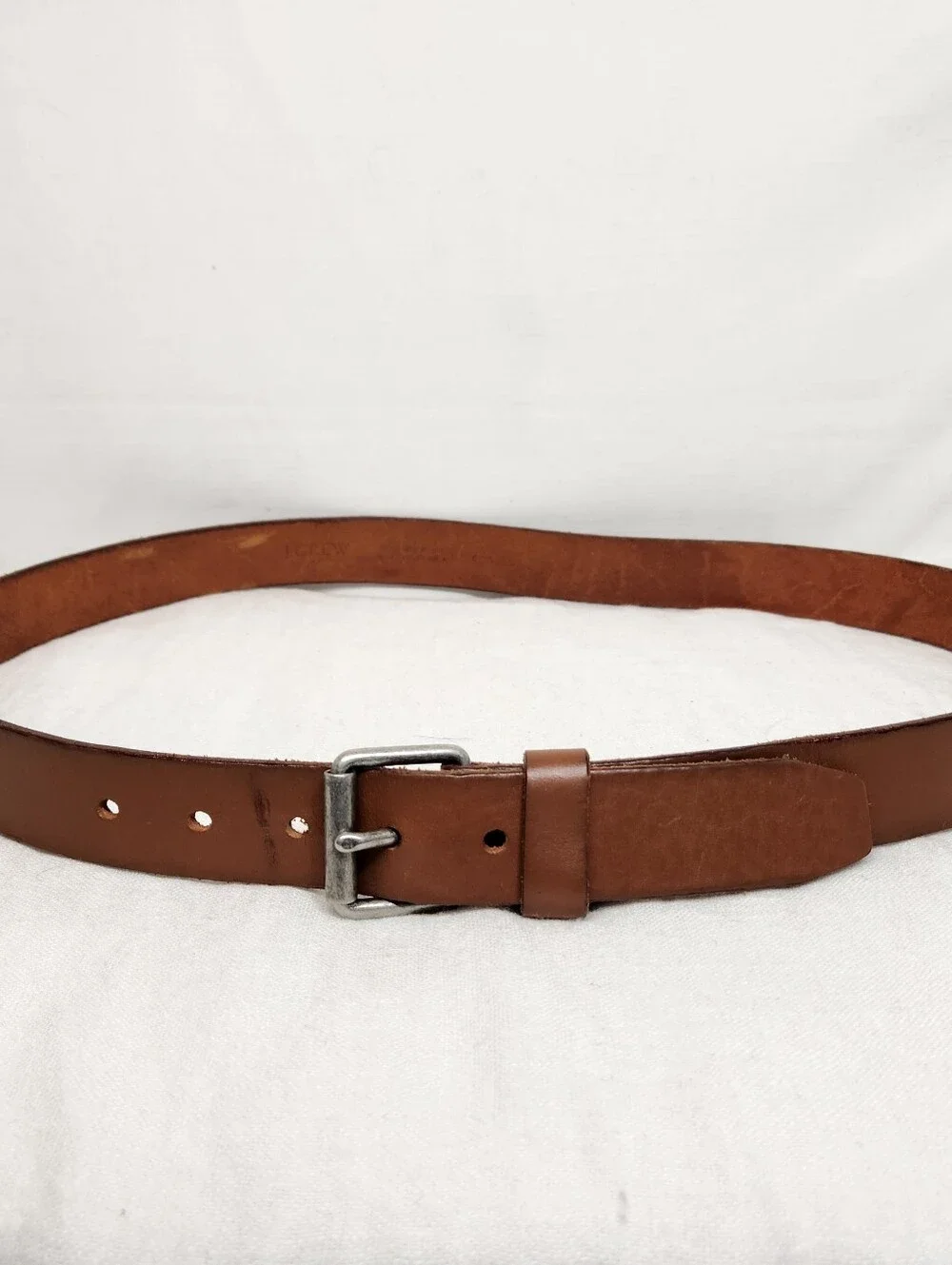 J. Crew Factory 38 Brown Leather Basic Belt